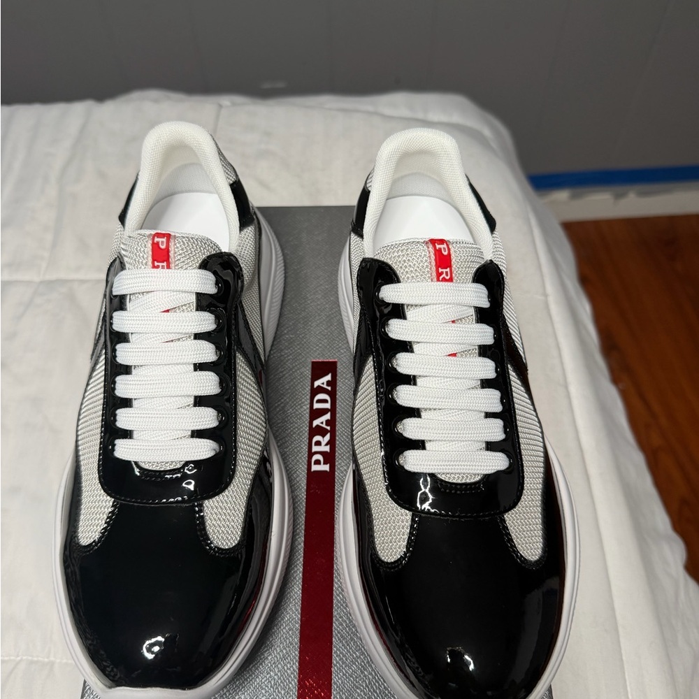 Prada cups Black and White Men's Sneakers